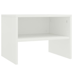 Table de chevet Blanc 40 x 30 x 30 cm Aggloméré