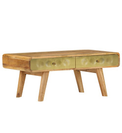 Table basse Bois de manguier massif 90 x 50 x 40 cm