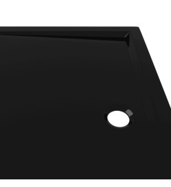 Receveur de douche rectangulaire ABS Noir 70x100 cm