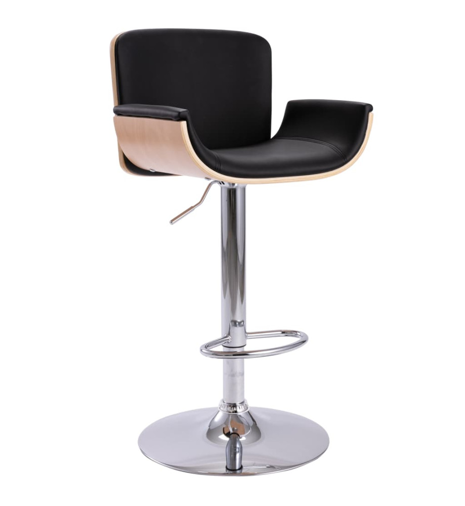 Tabouret de bar Noir Similicuir