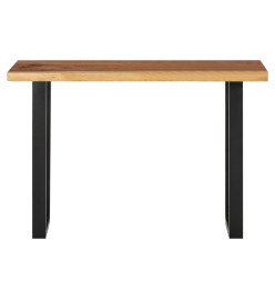 Table console Bois d'arbre à pluie massif 110x35x75 cm