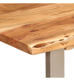 Table à dîner 110x50x76 cm Bois d'acacia solide