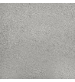 Repose-pied Gris clair 70x55x41 cm Tissu microfibre