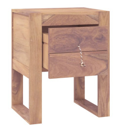 Table de chevet 40 x 30 x 50 cm Bois de teck solide