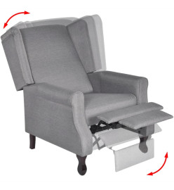 Fauteuil Gris Tissu