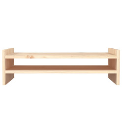 Support pour moniteur 50x27x15 cm Bois de pin solide