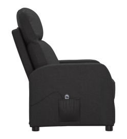 Fauteuil inclinable électrique Noir Similicuir