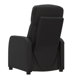 Fauteuil inclinable Noir Similicuir