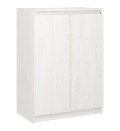 Armoires latérales 3 pcs Blanc Bois de pin massif