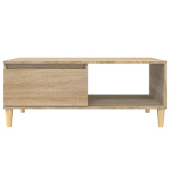 Table basse Chêne sonoma 90x50x36,5 cm Bois d'ingénierie