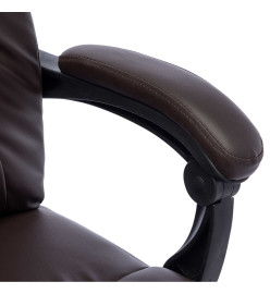 Chaise de bureau de massage Marron Similicuir