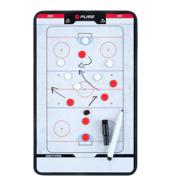 Pure2Improve Tableau d’entraîneur Hockey sur glace 35x22 cm P2I100640