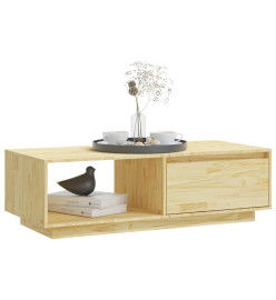 Table basse 110x50x33,5 cm bois de pin massif