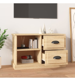 Meuble TV chêne sonoma 73x35,5x47,5 cm bois d'ingénierie