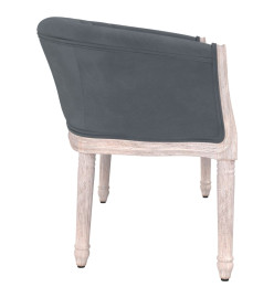 Banc Gris foncé 98x56x69 cm Velours