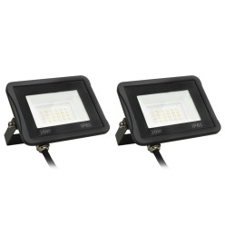 Projecteurs à LED 2 pcs 20 W Blanc froid