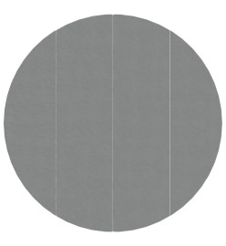 Bâche de piscine gris clair Ø500 cm géotextile polyester