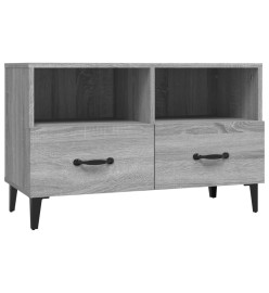 Meuble TV Sonoma gris 80x36x50 cm Bois d'ingénierie