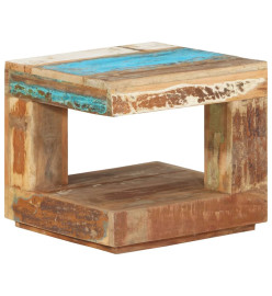 Table basse 45x45x40 cm Bois de récupération massif