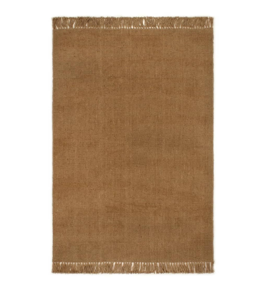 Tapis avec glands 60x200 cm Jute