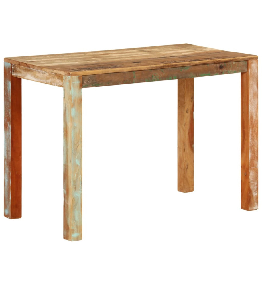 Table de salle à manger 110x55x76cm Bois massif de récupération