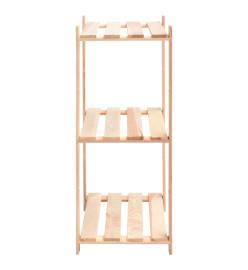 Étagères de rangement à 3 niveaux 10 pcs 60x38x90 cm Pin 150 kg