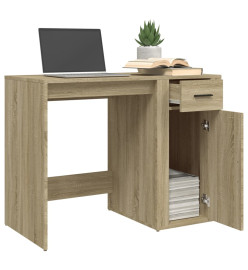 Bureau Chêne sonoma 100x49x75 cm Bois d'ingénierie