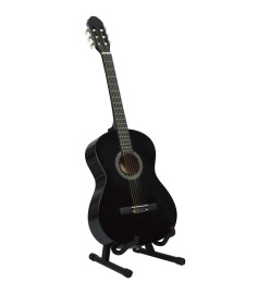 Jeu de guitare classique de débutant 12 pcs Noir 4/4 39"