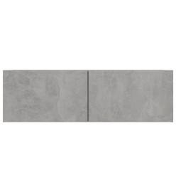 Ensemble de meubles TV 4 pcs Gris béton Aggloméré