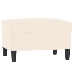 Banc Crème 70x35x41 cm Velours