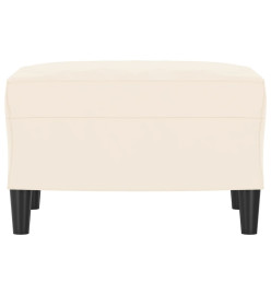 Banc Crème 70x35x41 cm Velours