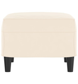 Banc Crème 70x35x41 cm Velours