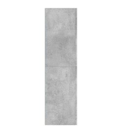 Meubles TV 2 pcs Gris béton 30,5x30x110 cm Aggloméré