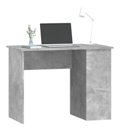 Bureau Gris béton 100x55x75 cm Bois d'ingénierie