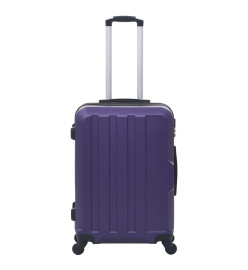 Valise rigide 3 pcs Violet ABS