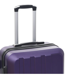 Valise rigide 3 pcs Violet ABS