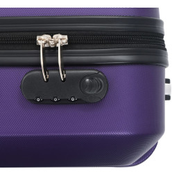 Valise rigide 3 pcs Violet ABS