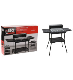 ProGarden Barbecue électrique sur support 2000 W Noir