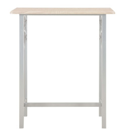 Ensemble de bar 3 pcs Bois et acier