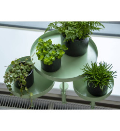 Esschert Design Plateau pour plantes avec pince rond vert L