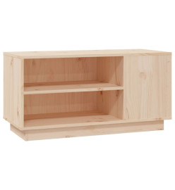 Meuble TV 80x35x40,5 cm Bois de pin massif