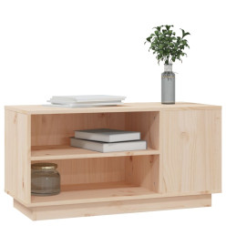 Meuble TV 80x35x40,5 cm Bois de pin massif