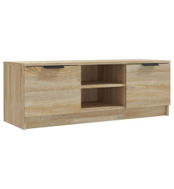 Meuble TV Chêne sonoma 102x35x36,5 cm Bois d'ingénierie