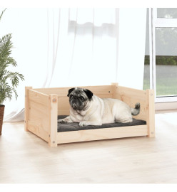 Lit pour chien 65,5x50,5x28 cm Bois de pin solide