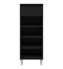 Armoire à chaussures Noir 40x36x105 cm Bois d'ingénierie