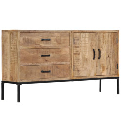 Buffet 140x35x75 cm Bois de manguier massif