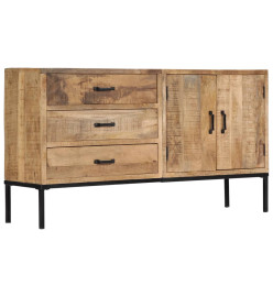 Buffet 140x35x75 cm Bois de manguier massif