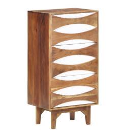 Commode 43,5x35x90 cm Bois d'acacia massif