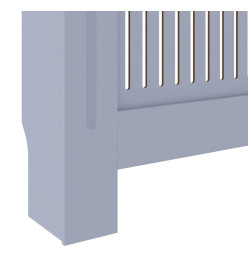 Cache-radiateur MDF Gris 205 cm