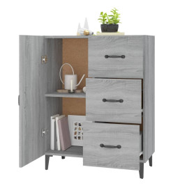 Buffet sonoma gris 69,5x34x90 cm bois d'ingénierie